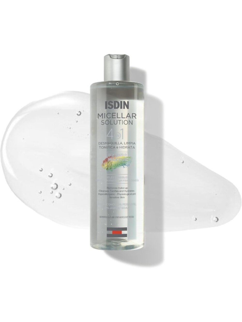 ISDIN 4-in-1 Micellar Water, Makeup Remover for Sensitive Skin, 13.5 fl oz